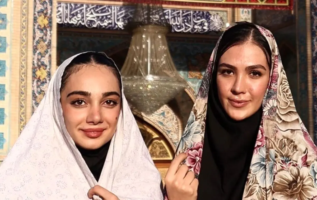 تصاویر دیدنی از حضور تیم ملی والیبال بانوان در امام زاده صالح قبل از سفر به ویتنام