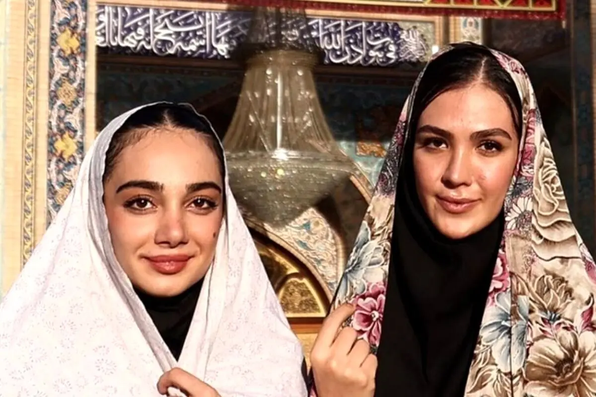 تصاویر دیدنی از حضور تیم ملی والیبال بانوان در امام زاده صالح قبل از سفر به ویتنام