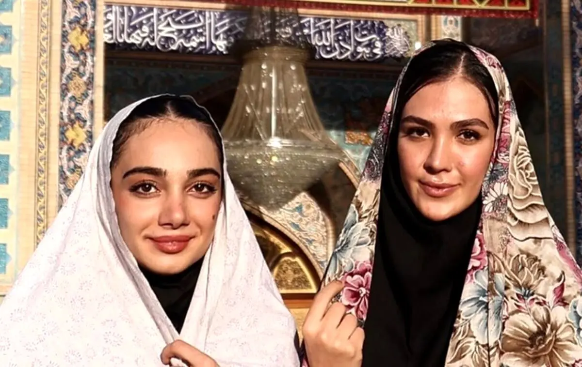 تصاویر دیدنی از حضور تیم ملی والیبال بانوان در امام زاده صالح قبل از سفر به ویتنام