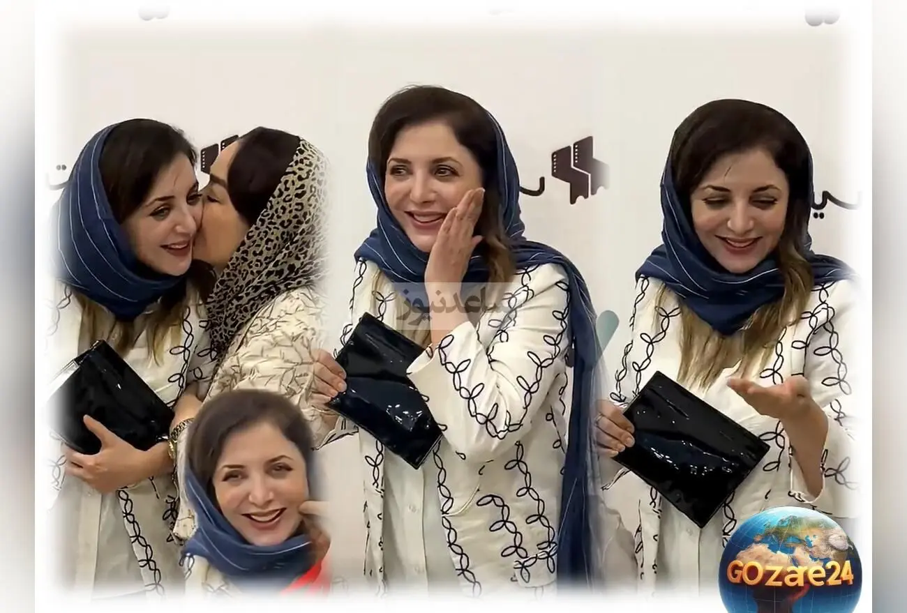 رویا میرعلمی در حاشیه اکران فیلم دچار اتفاقی عجیب شد؛ رژ لب روی صورتش ماسید و واکنش او تحسین‌برانگیز بود