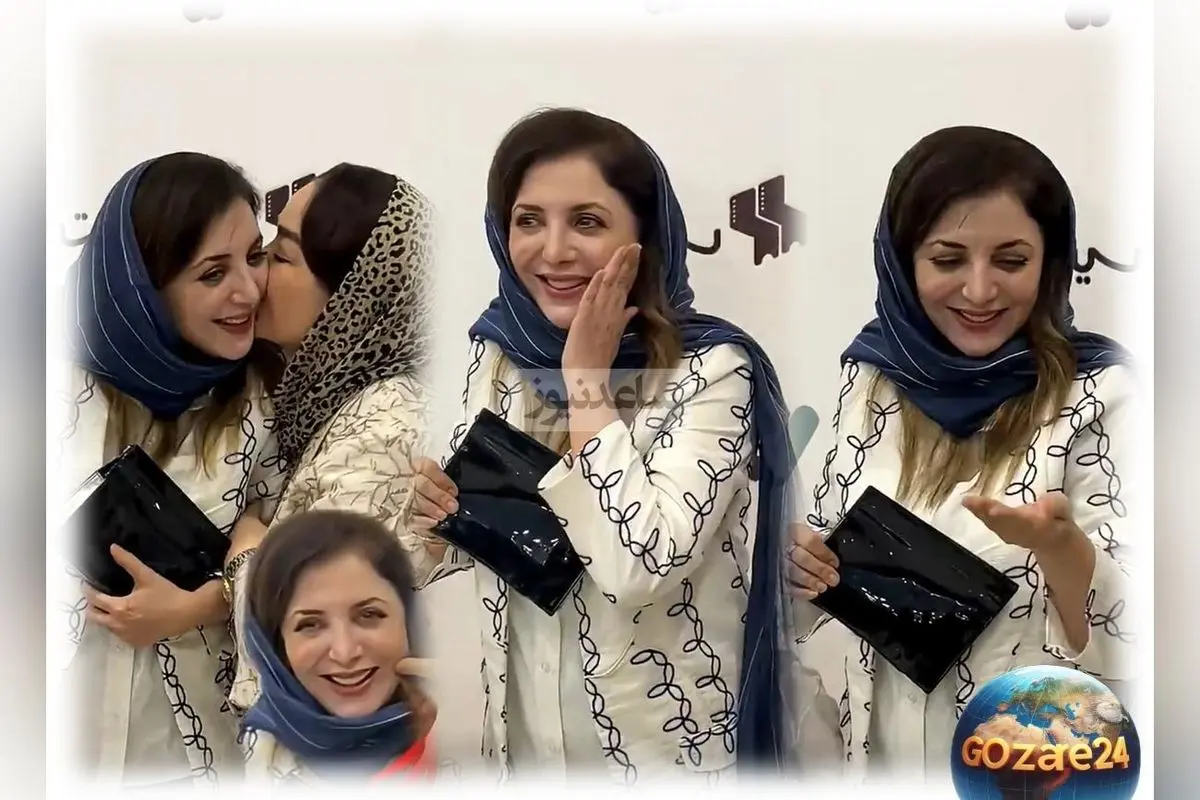 رویا میرعلمی در حاشیه اکران فیلم دچار اتفاقی عجیب شد؛ رژ لب روی صورتش ماسید و واکنش او تحسین‌برانگیز بود