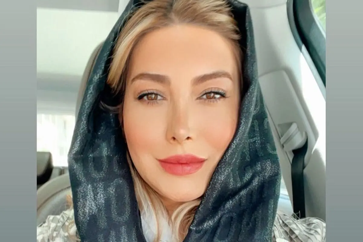 فریبا نادری با شال کارتونی جدید در اینستاگرام؛ بازیگر معروف ایران در کنار بهار و هنر