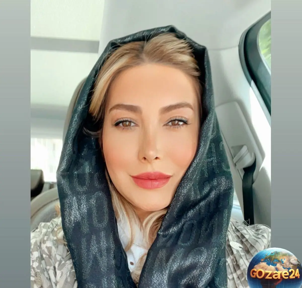 فریبا نادری با شال کارتونی جدید در اینستاگرام؛ بازیگر معروف ایران در کنار بهار و هنر