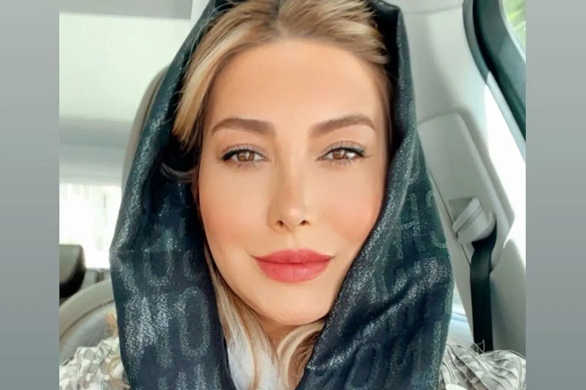 فریبا نادری با شال کارتونی جدید در اینستاگرام؛ بازیگر معروف ایران در کنار بهار و هنر