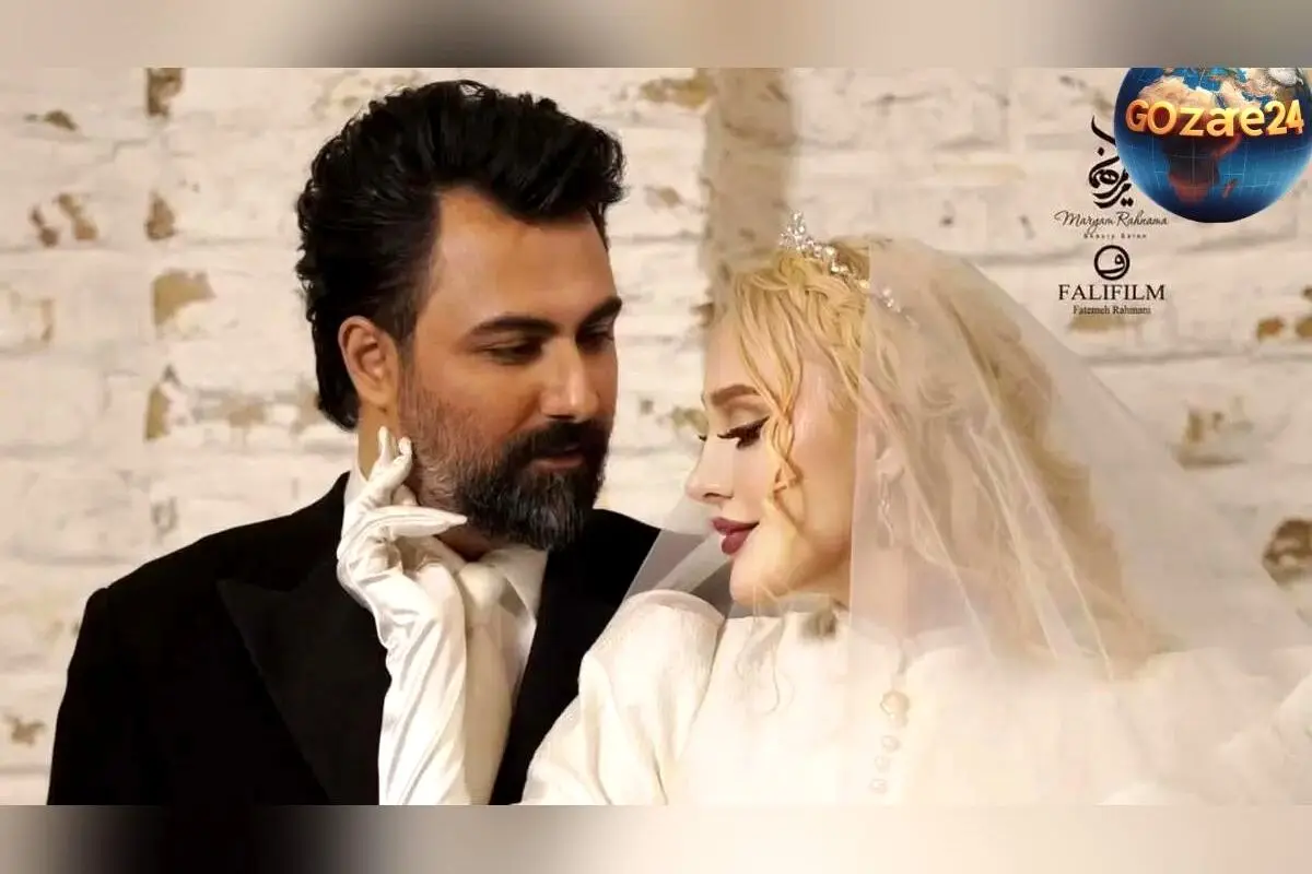 عکس جدید آرام جعفری با استایل یلدایی و سنتی در خانه بخت، جشن شب چله با رنگ‌های انار و گل‌های زینتی