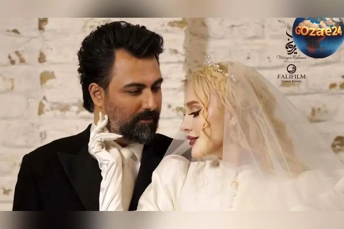 عکس جدید آرام جعفری با استایل یلدایی و سنتی در خانه بخت، جشن شب چله با رنگ‌های انار و گل‌های زینتی