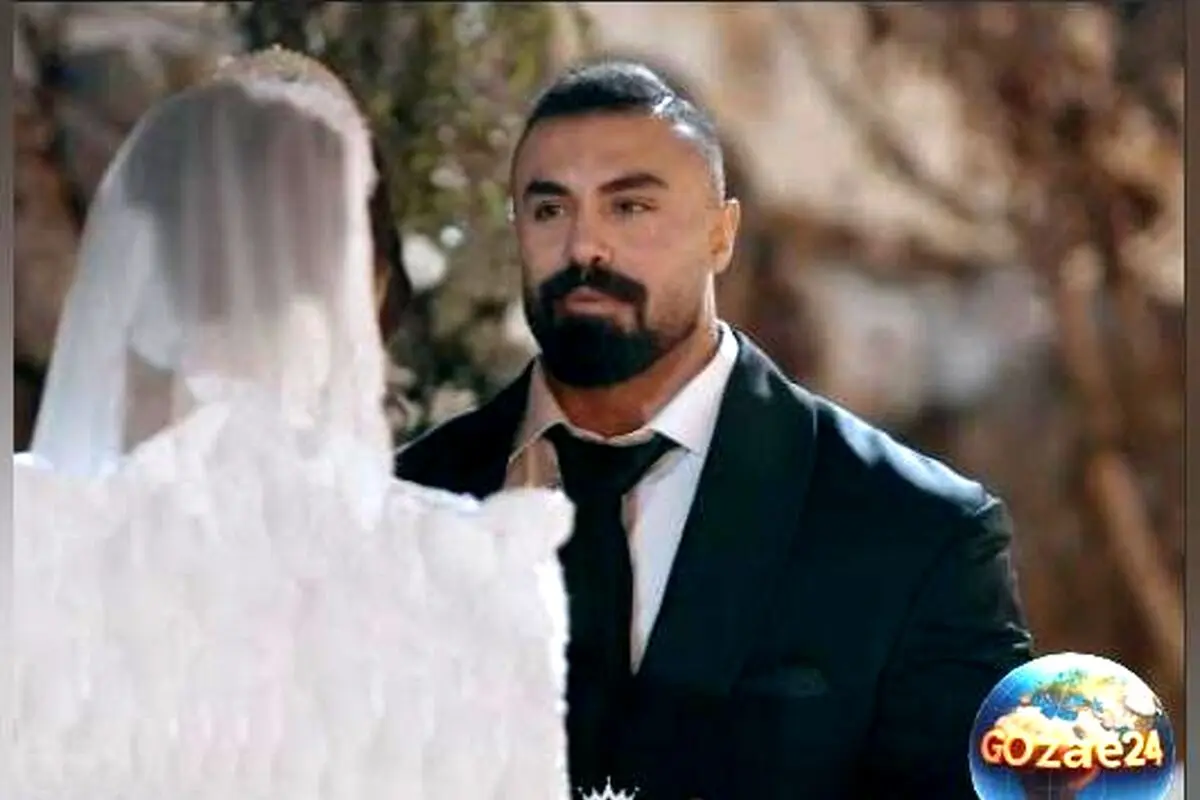 عروسی بهروز تابانی قهرمان بدنسازی با جزییات لوکس، حلقه‌های طلای درشت و طراحی الهام‌گرفته از معماری مصر باستان