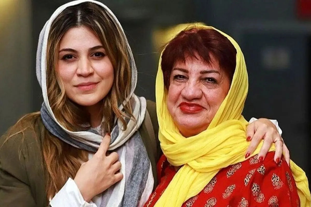 تصویر مادر و دختر هنرمند ناهید مسلمی و شیدا خلیق؛ لحظهای جذاب از خانوادهای سینمایی