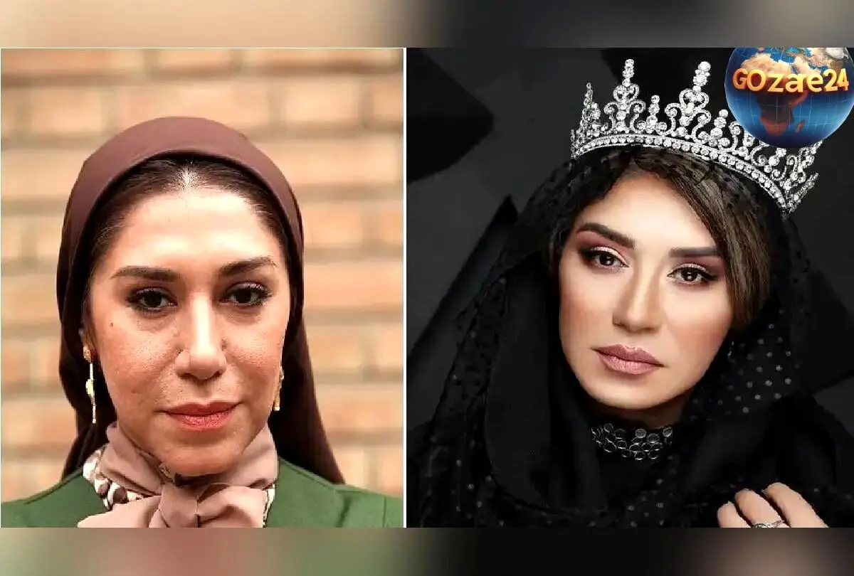 نسیم ادبی با استایل جدید و تغییرات چشمگیر در ظاهر و سبک مدلینگ با الهام از رزهای سیاه و قرمز