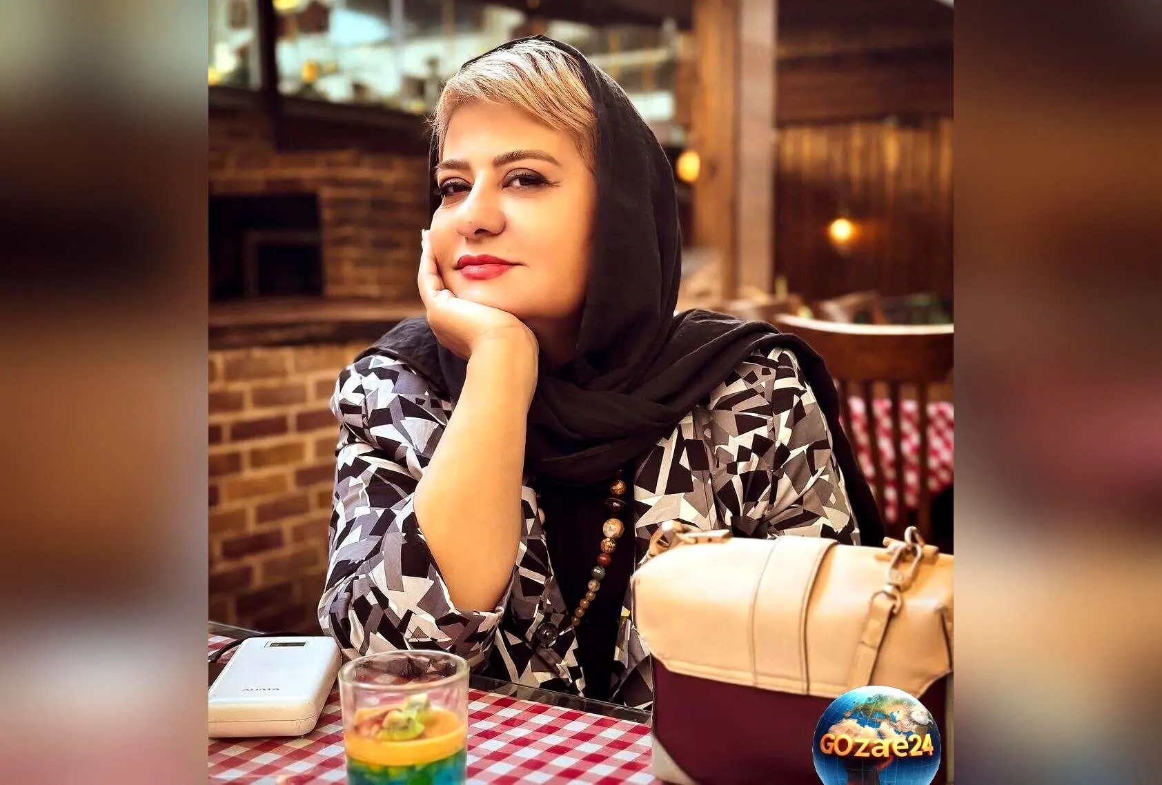 گشت ادایی رابعه اسکویی در کافه رستوران بالاشهری + عکس و استوری جدید بازیگر محبوب ایرانی