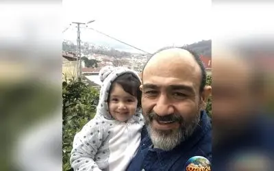 زندگی شخصی و لحظات خانوادگی مهران غفوریان در خیابان‌های تهران: همسر و دخترش هانا