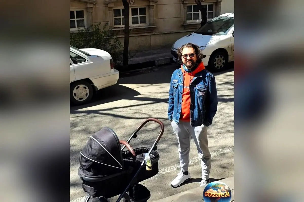 سلیقه لاکچری همسران بازیگران مرد ایرانی در انتخاب کالسکه‌های لوکس فرزندان + تصاویر