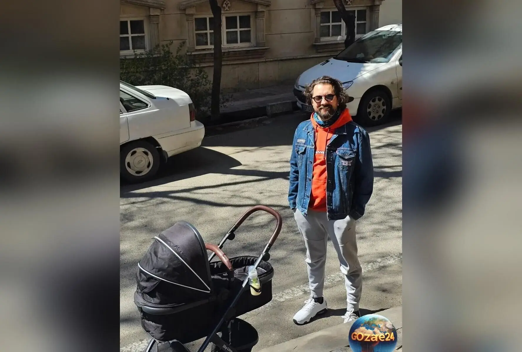 سلیقه لاکچری همسران بازیگران مرد ایرانی در انتخاب کالسکه‌های لوکس فرزندان + تصاویر