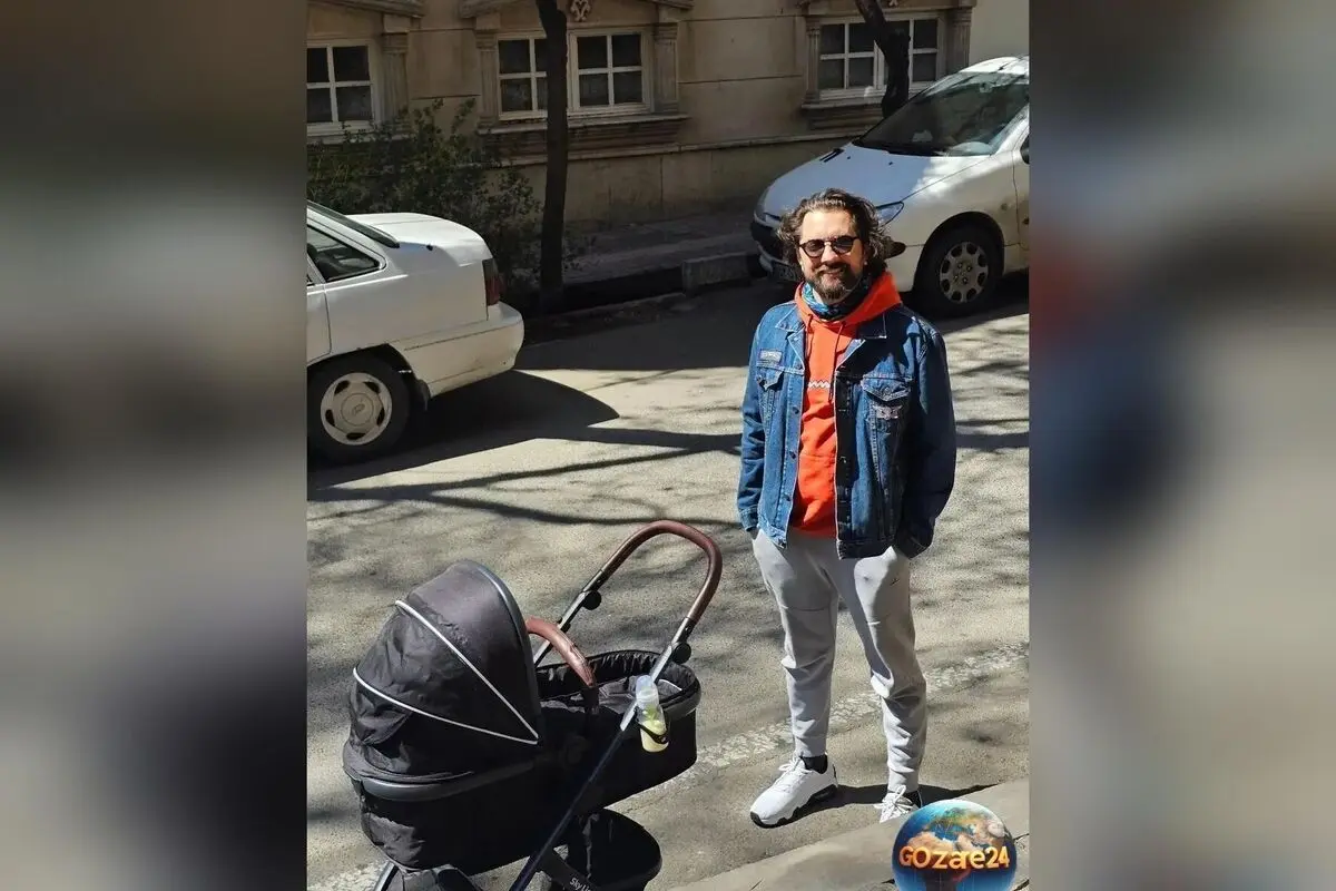 سلیقه لاکچری همسران بازیگران مرد ایرانی در انتخاب کالسکه‌های لوکس فرزندان + تصاویر