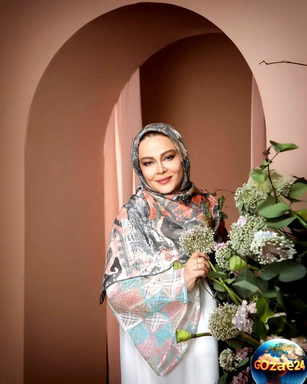 تصویر جدید بهاره رهنما با طراحی خاص روسری بهاره رهنما در اینستاگرام توجه کاربران را جلب کرد