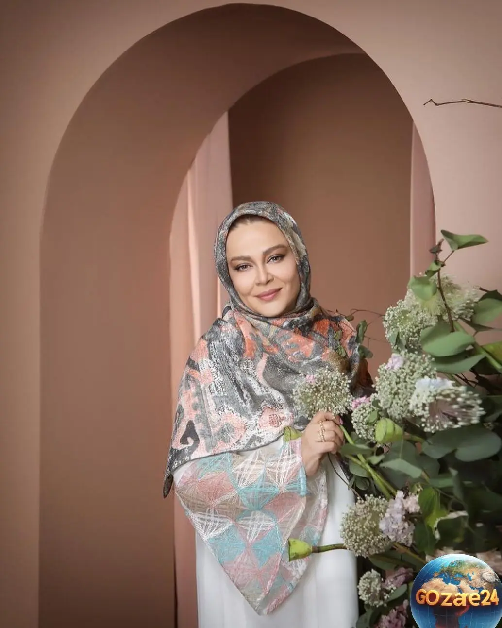 تصویر جدید بهاره رهنما با طراحی خاص روسری بهاره رهنما در اینستاگرام توجه کاربران را جلب کرد
