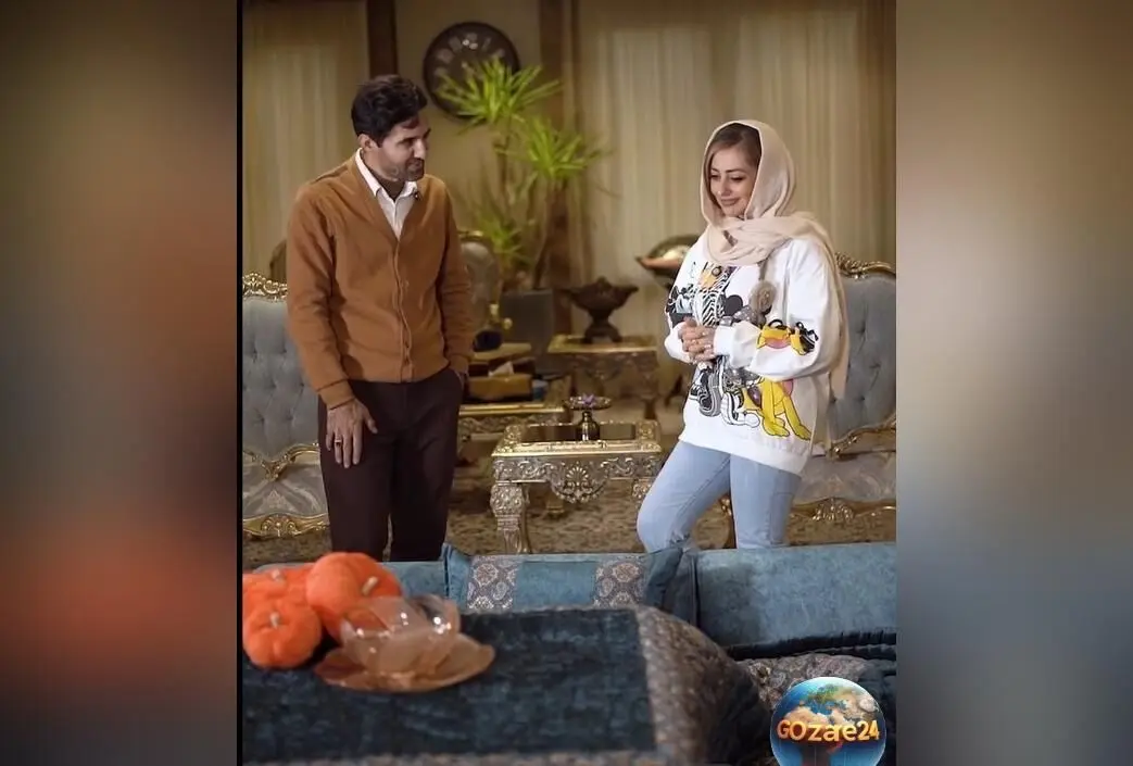 تصویر دلنشین شب یلدا با دکوراسیون سنتی و مدرن نفیسه روشن؛ خاطرات کرسی‌های ایرانی در فضای مدرن