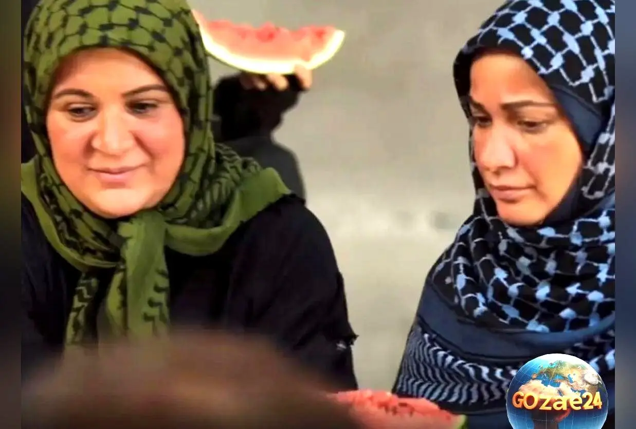 تصاویر نادر و صمیمی از پشت صحنه سریال پایتخت 5 با حضور سارا و نیکا فرقانی‌اصل و فرمانده داعشی در سال 96