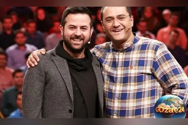 شوخی‌های بامزه رامبد جوان و هومن سیدی در جشنواره فیلم فجر؛ لحظه‌ای خنده‌دار و خاطره‌انگیز در مراسم اختتامیه