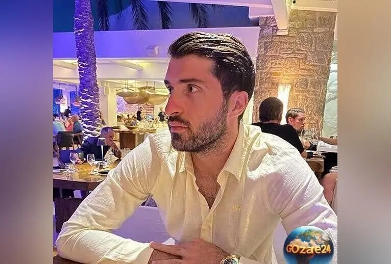 کریم انصاری‌فرد و همسر یونانی‌اش با پسر دورگه زیبا و چشم آبی، لحظاتی جذاب و دیدنی را رقم زدند