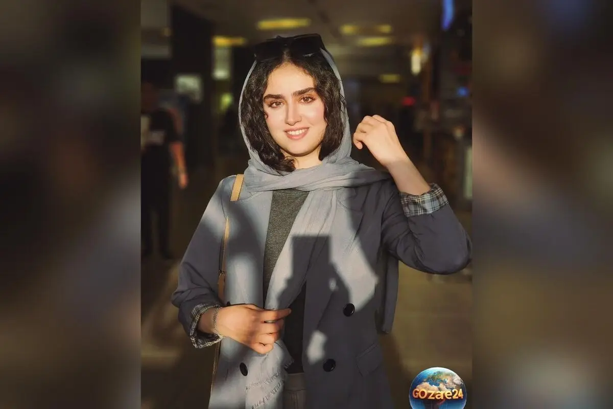 تصاویر دلربای هانیه غلامی با نگاه معصومانه و موهای پریشان در کنار باد، زیبایی بی‌نظیر او را نشان می‌دهد