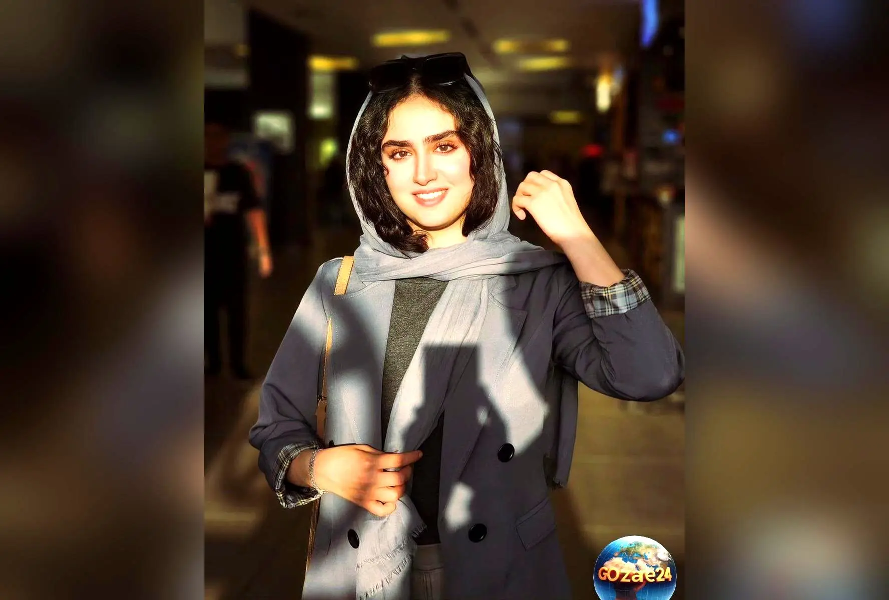 تصاویر دلربای هانیه غلامی با نگاه معصومانه و موهای پریشان در کنار باد، زیبایی بی‌نظیر او را نشان می‌دهد