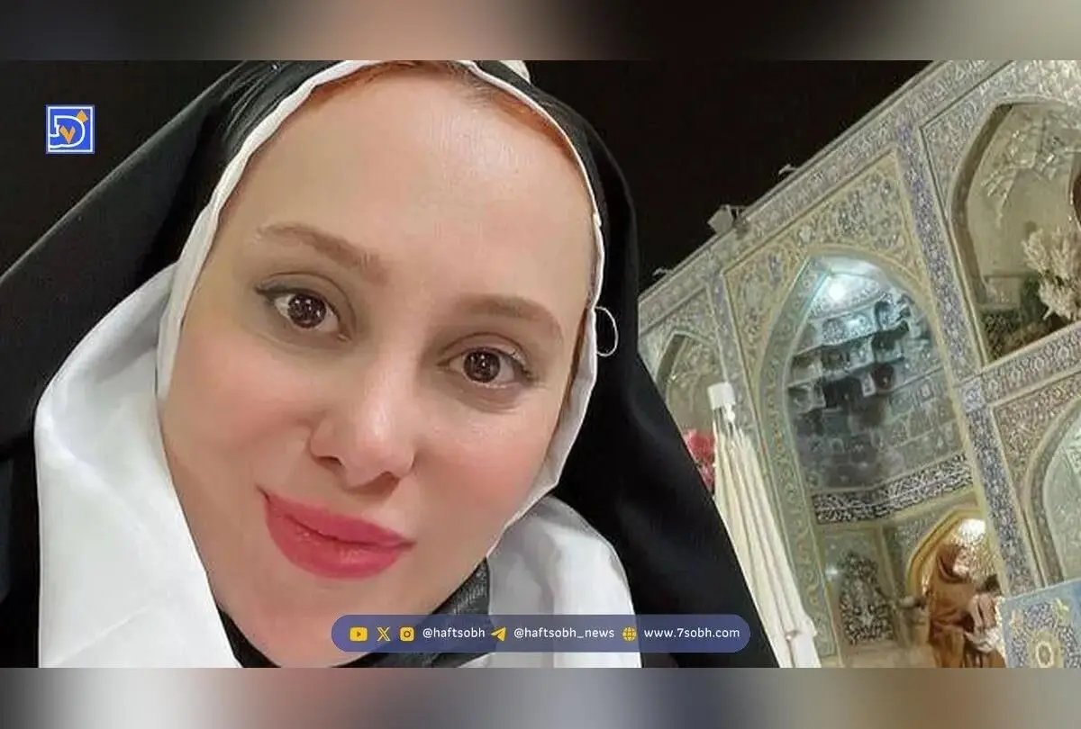 عکس روز: سلفی پاییزی آرام جعفری و همسرش بابک انصاری در روزهای عروس و داماد