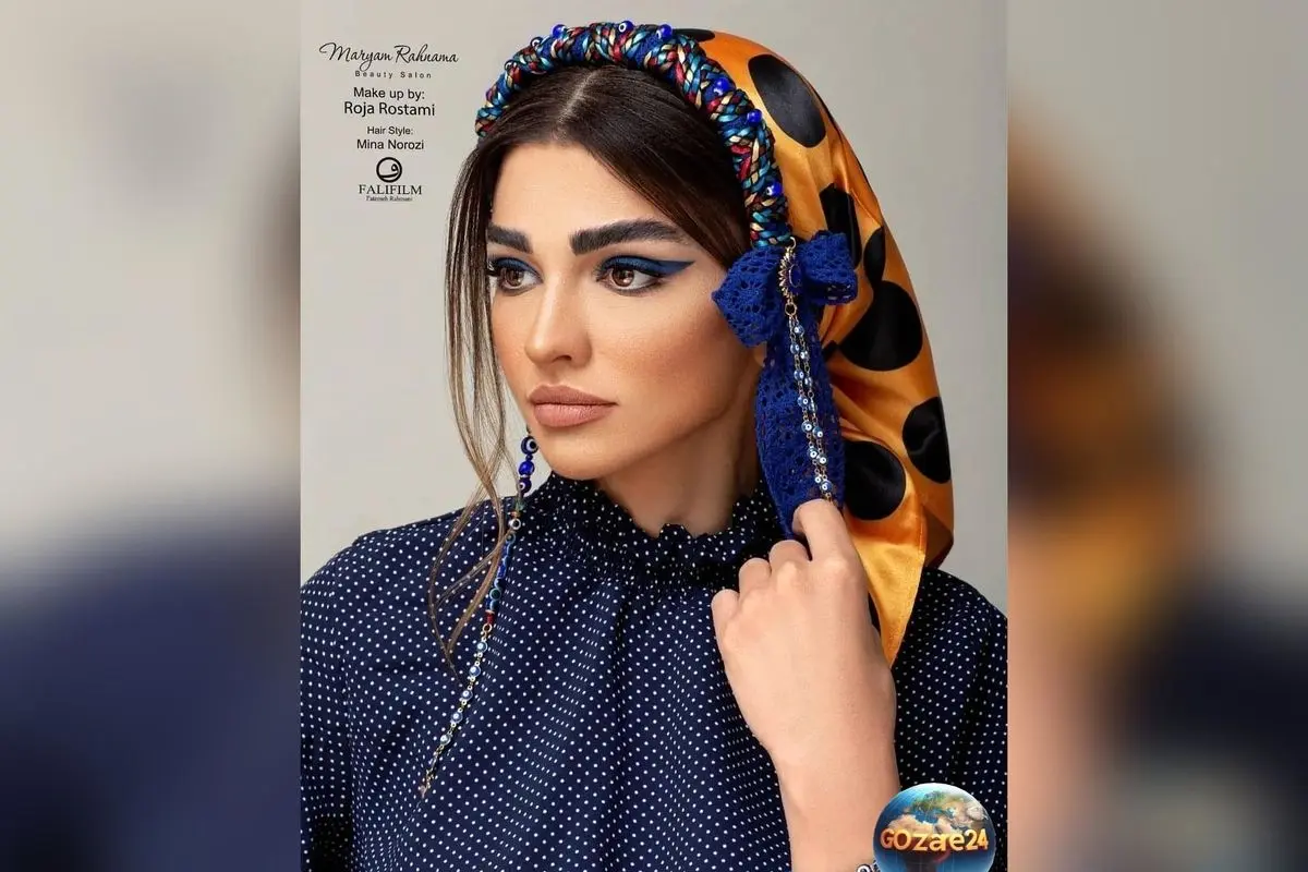 سیما خضرآبادی با مینی اسکارف قرمز و رژلب همرنگ، استایل جذاب و خاص خود را در اینستاگرام نشان داد