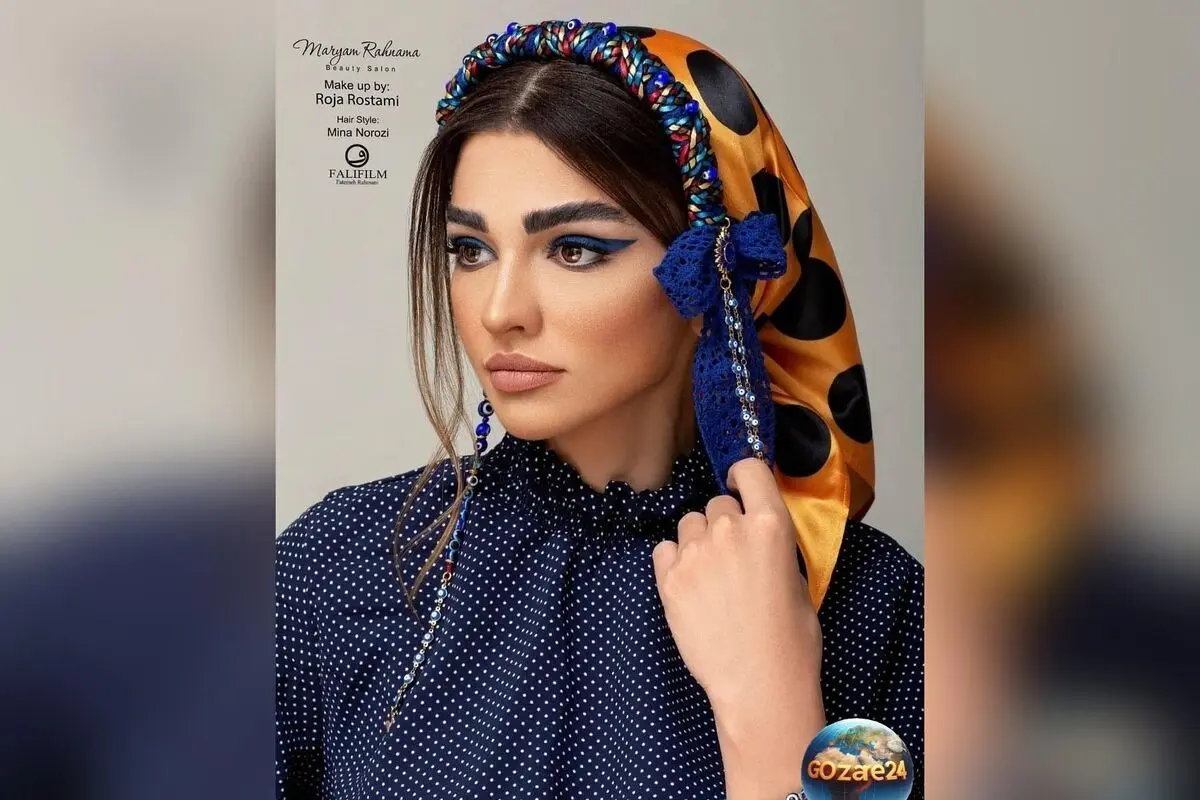 سیما خضرآبادی با مینی اسکارف قرمز و رژلب همرنگ، استایل جذاب و خاص خود را در اینستاگرام نشان داد