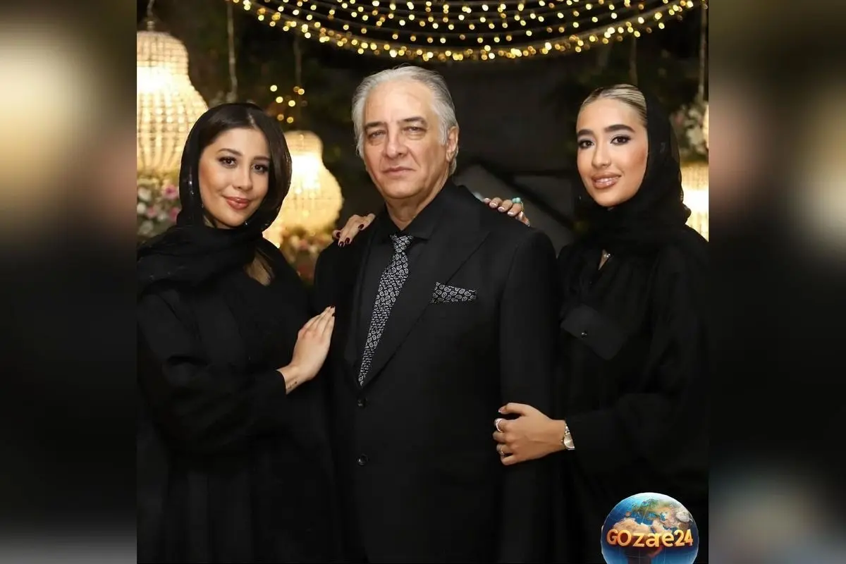 عکس جدید ایرج نوذری در کنار دخترانش دلربا و دلناز؛ شباهت چشم‌نواز پدر و دختران