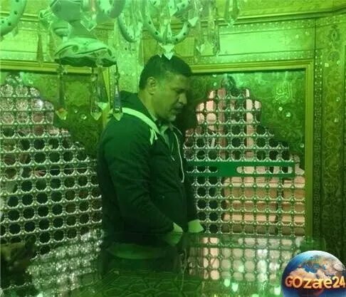 علی دایی در کربلا؛ عکس نادر و دیدنی از چای نذری و عشق حسین بن علی