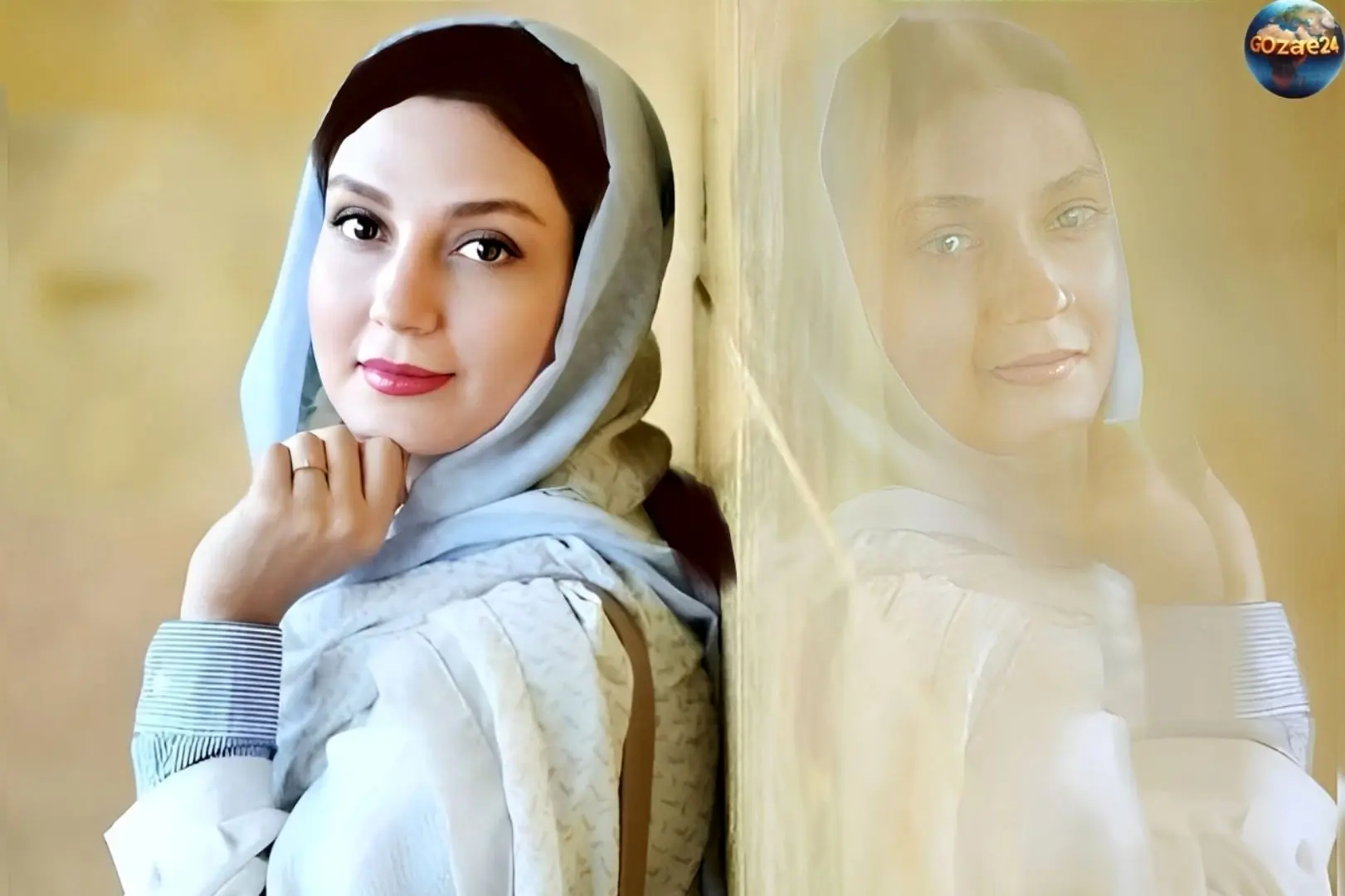شباهت عجیب حدیث میر امینی به بازیگر سرشناس ترکیه‌ای!