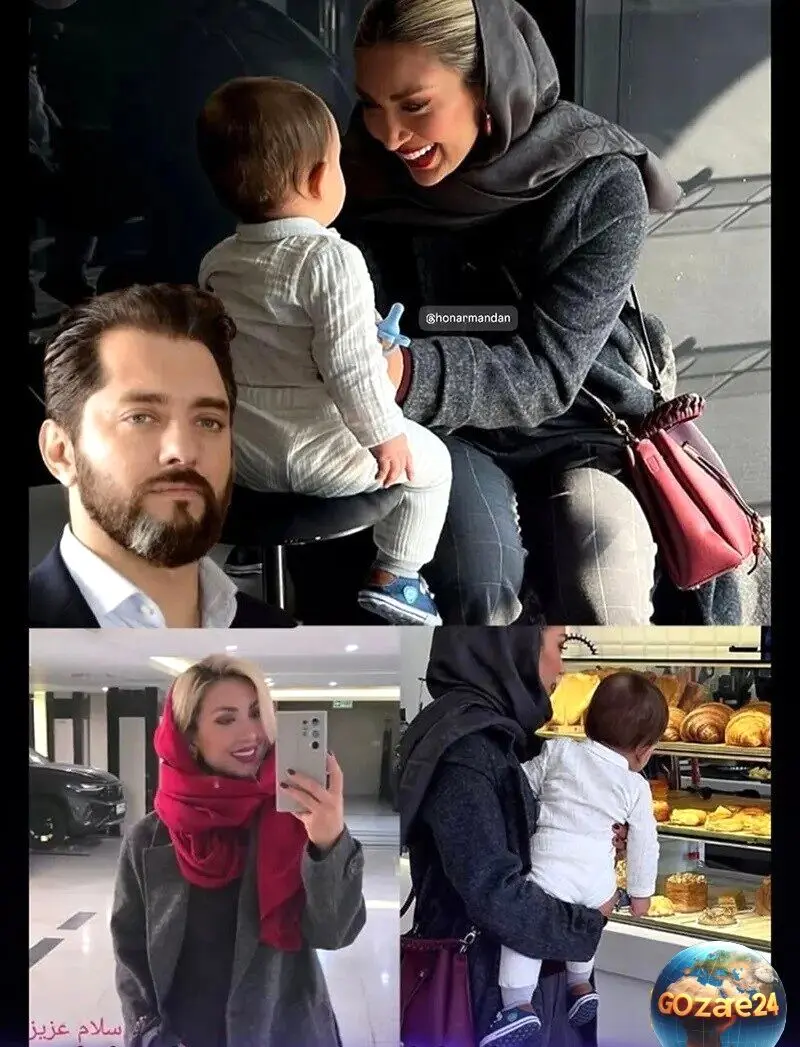 تصویر بامزه پسر بهرام رادان در حال خوردن فرنی؛ لحظه‌ای دلنشین و دیدنی در صفحه مینا مختاری