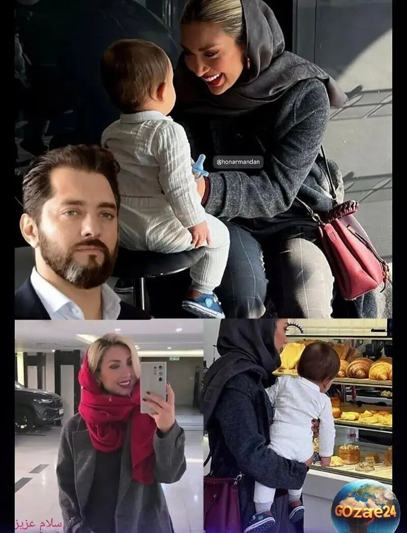 تصویر بامزه پسر بهرام رادان در حال خوردن فرنی؛ لحظه‌ای دلنشین و دیدنی در صفحه مینا مختاری