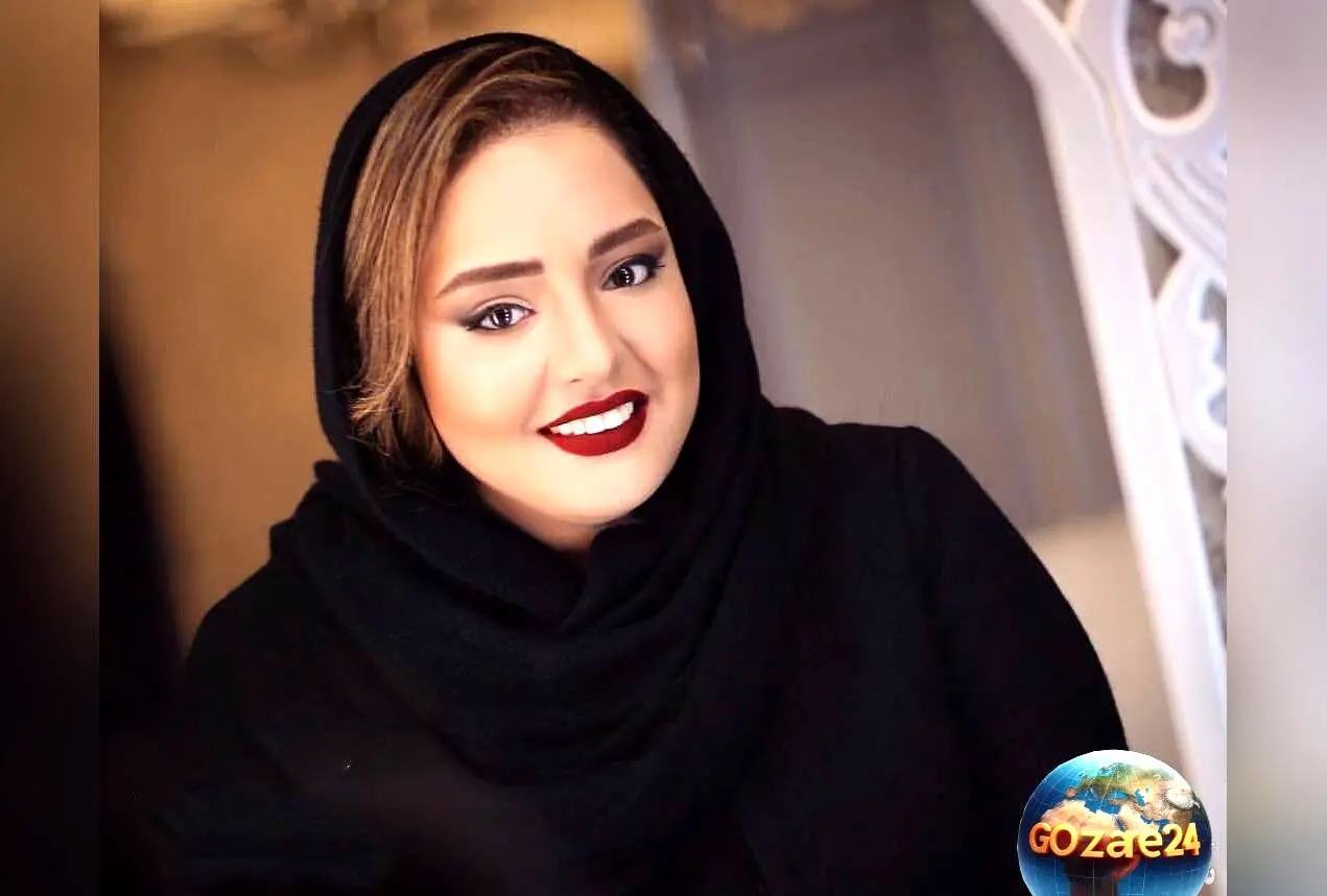 عاشقانه‌های یلدایی نرگس محمدی و علی اوجی با لباس‌های قرمز و دلربا + تصاویر