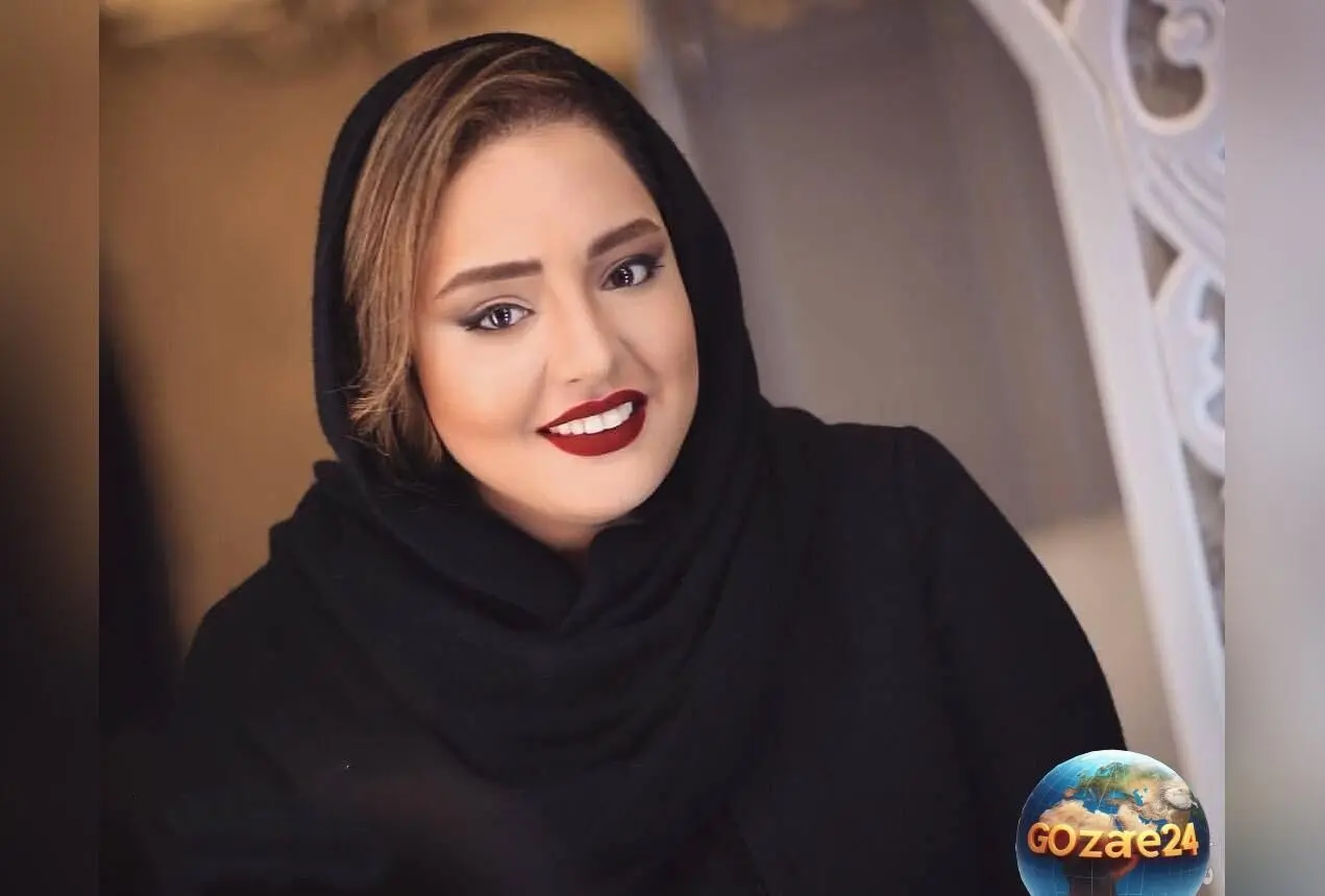 عاشقانه‌های یلدایی نرگس محمدی و علی اوجی با لباس‌های قرمز و دلربا + تصاویر