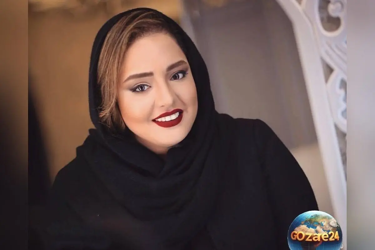 عاشقانه‌های یلدایی نرگس محمدی و علی اوجی با لباس‌های قرمز و دلربا + تصاویر