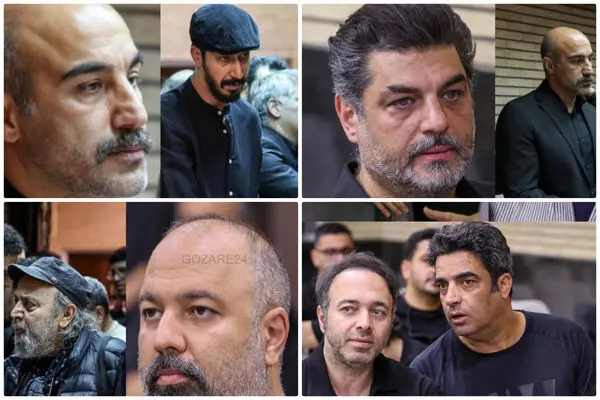 ویدیو دیده‌نشده از مراسم ختم شهید علیرضا تنابنده با حضور هنرمندان