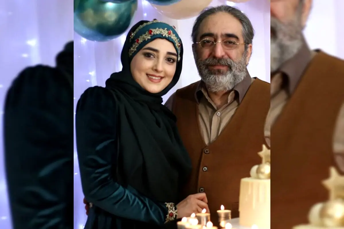 جشن تولد مجلل ستاره سادات قطبی همراه همسرش شهرام شکیبا