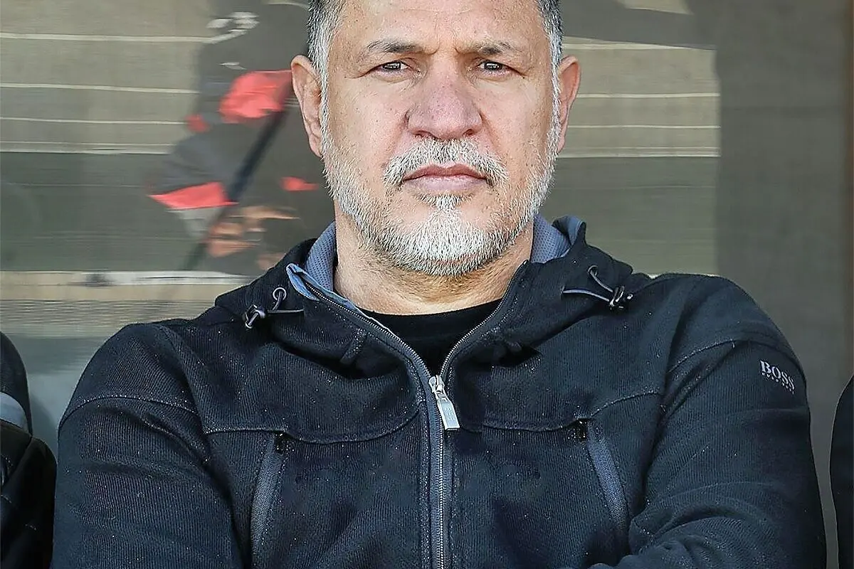 علی دایی و مژده لواسانی در کنار هم: دیدار خوشحال خانم مجری و اسطوره فوتبال ایران