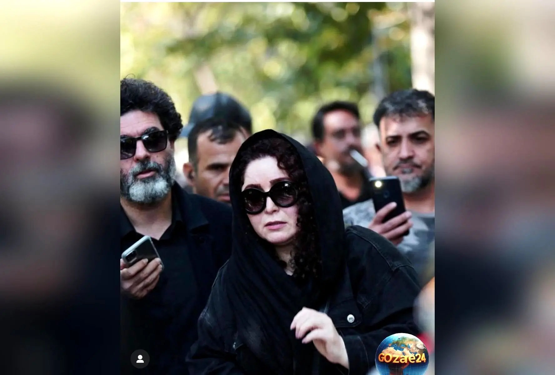 حضور پررنگ بازیگران در مراسم ختم مادر ژاله صامتی؛ بیتا سحرخیز، علیرضا استادی و گیتی قاسمی در کنار هنرمندان در سوگ مادر بازیگر معروف