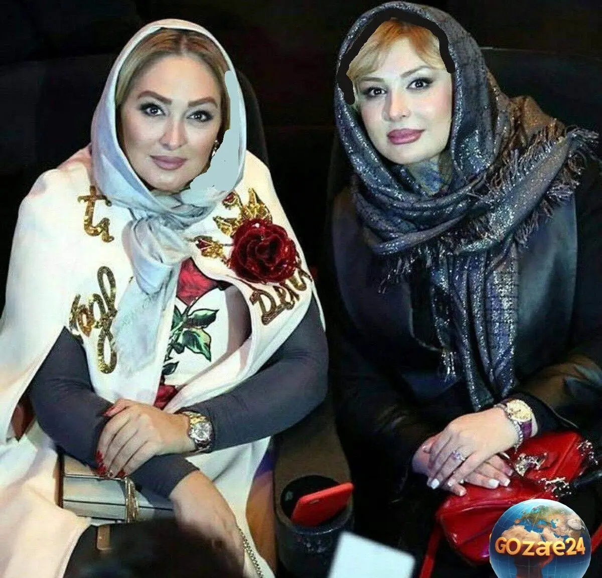شباهت باورنکردنی الهام حمیدی به نیوشا ضیغمی در جدیدترین عکس؛ از این زاویه تفاوتشان را نمی‌فهمید!