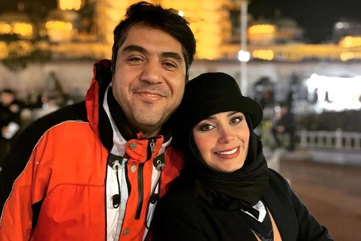 صبا راد و همسرش در هوای برفی زمستانی؛ لحظه‌های عاشقانه و سالگرد ازدواج در کنار هم