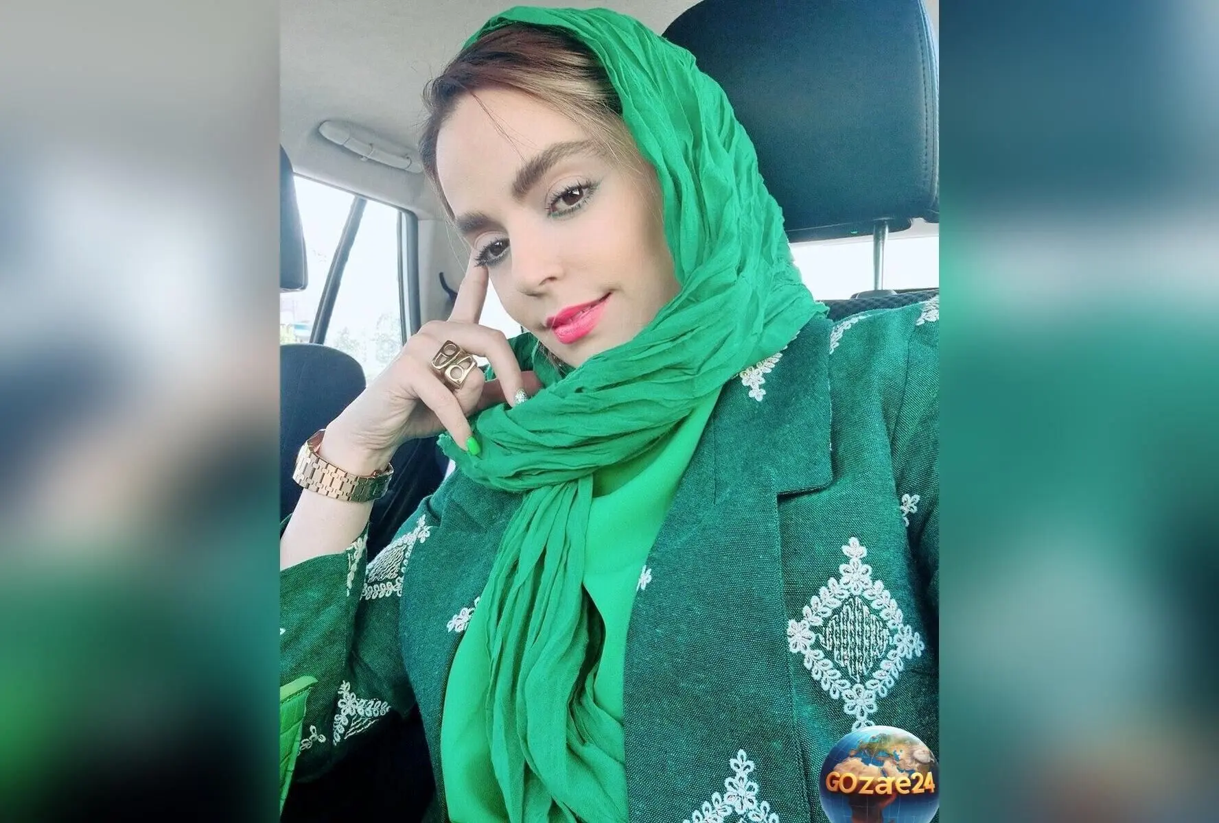 ژست هنری و زیبا از سپیده خداوردی بازیگر محبوب سریال آوای باران + عکسهای جدید و بی‌نظیر