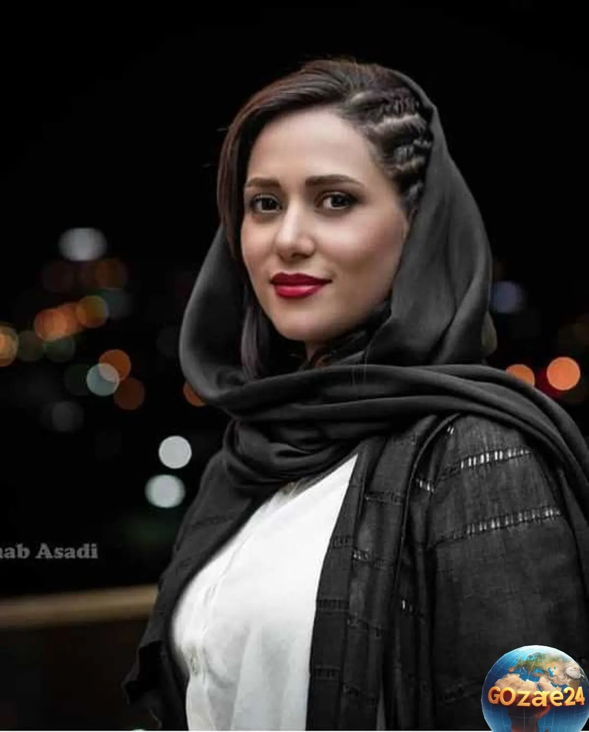 استایل شیک و خاص پریناز ایزدیار با پیراهن مخملی آبی و وست، عکس‌های جدید در اینستاگرام