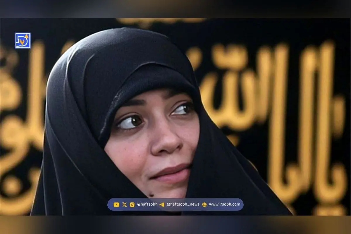 الهام چرخنده در غم از دست دادن پدر برقکار هیئت عزاداری امام حسین + عکس