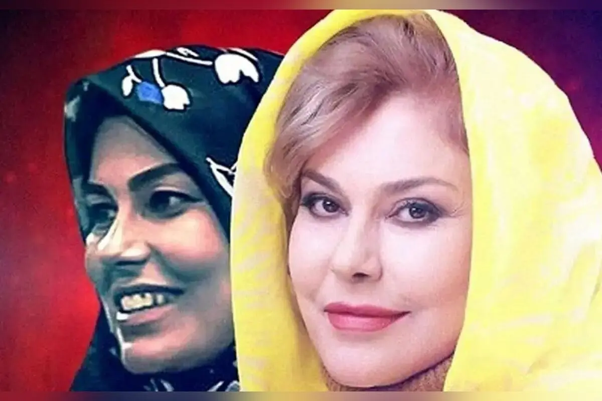 تصویری نادر از مهرانه مهین ترابی و آرام چراغی در پشت صحنه سریال آنام (سال ۱۳۹۶)