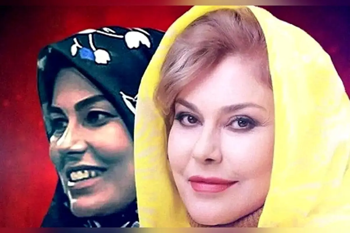 تصویری نادر از مهرانه مهین ترابی و آرام چراغی در پشت صحنه سریال آنام (سال ۱۳۹۶)