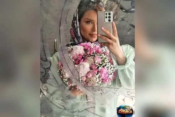مینا مختاری و همسر شاهرخ استخری در مهمانی لوکس و باکلاس با میز شیک و دیدنی+ عکس