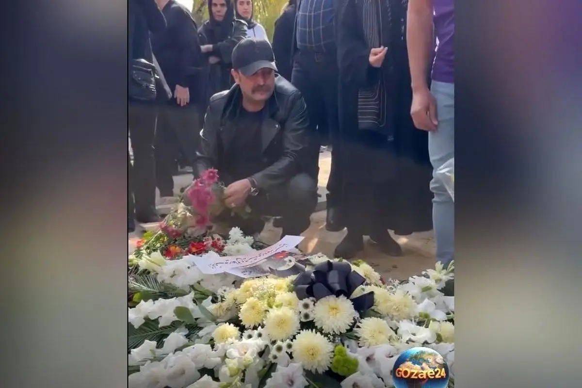 حضور پرشور هنرمندان در مراسم وداع با همایون ارشادی؛ گریه‌های جگرسوز مصطفی زمانی و تصاویر دیدنی در فضای مجازی